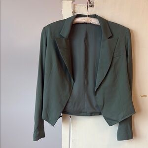 Elegant Green Women's Blazer